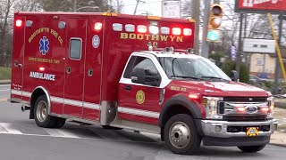 Upper Chichester Fire Department MICU 140A Responding