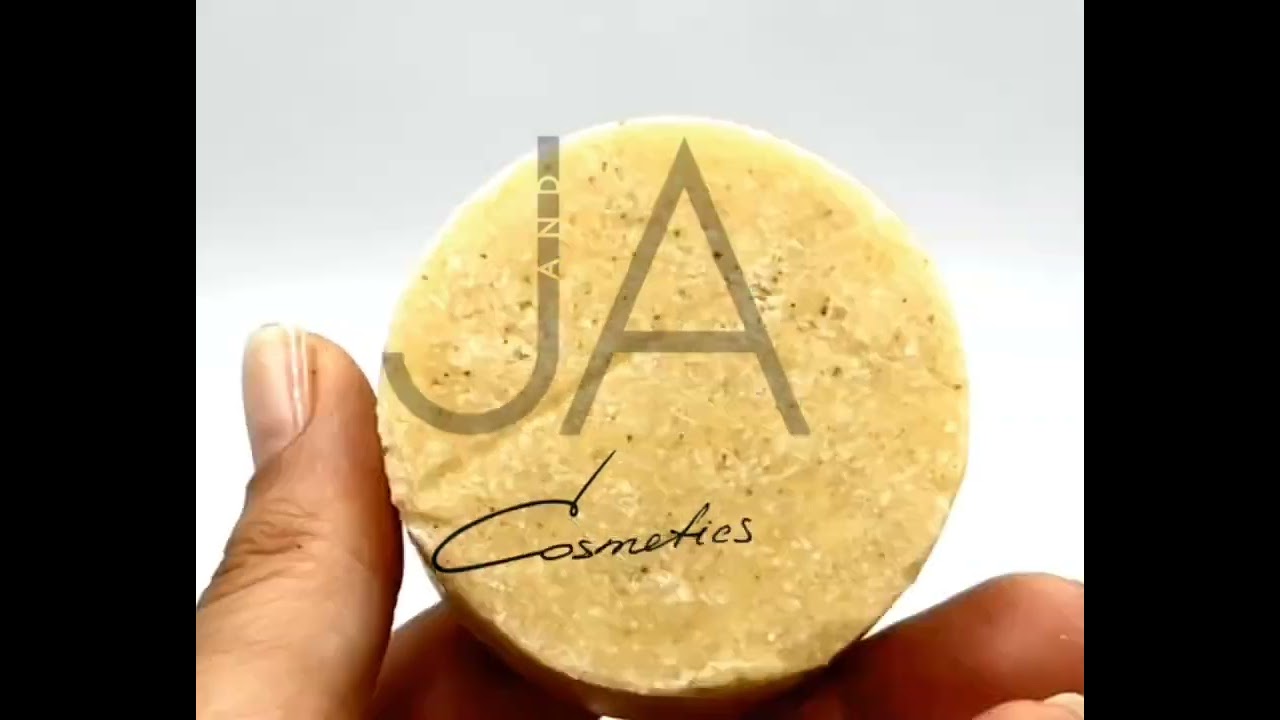 Твердый шампунь для сухих и поврежденных волос, 80 гр. J&A cosmetics