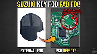 Suzuki Key Fob Button & Trace Repair | Grand Vitara Swift Jimny