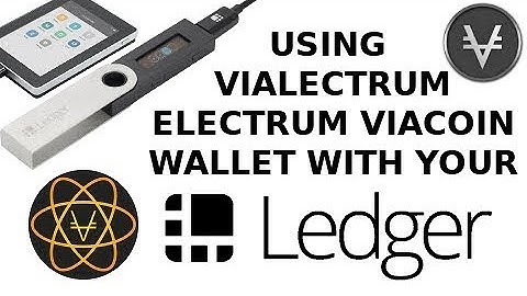 Vialectrum Wallet with Ledger Wallet Nano-S and Blue Viacoin Electrum VIA