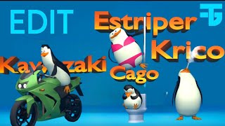 Los Pinguinos Me La Van A Mascar - Kawasaki, Cago, Krico Y Estriper Edit - Felix Gabry