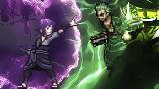 Sasuke vs Zoro  - 4th great mugen war