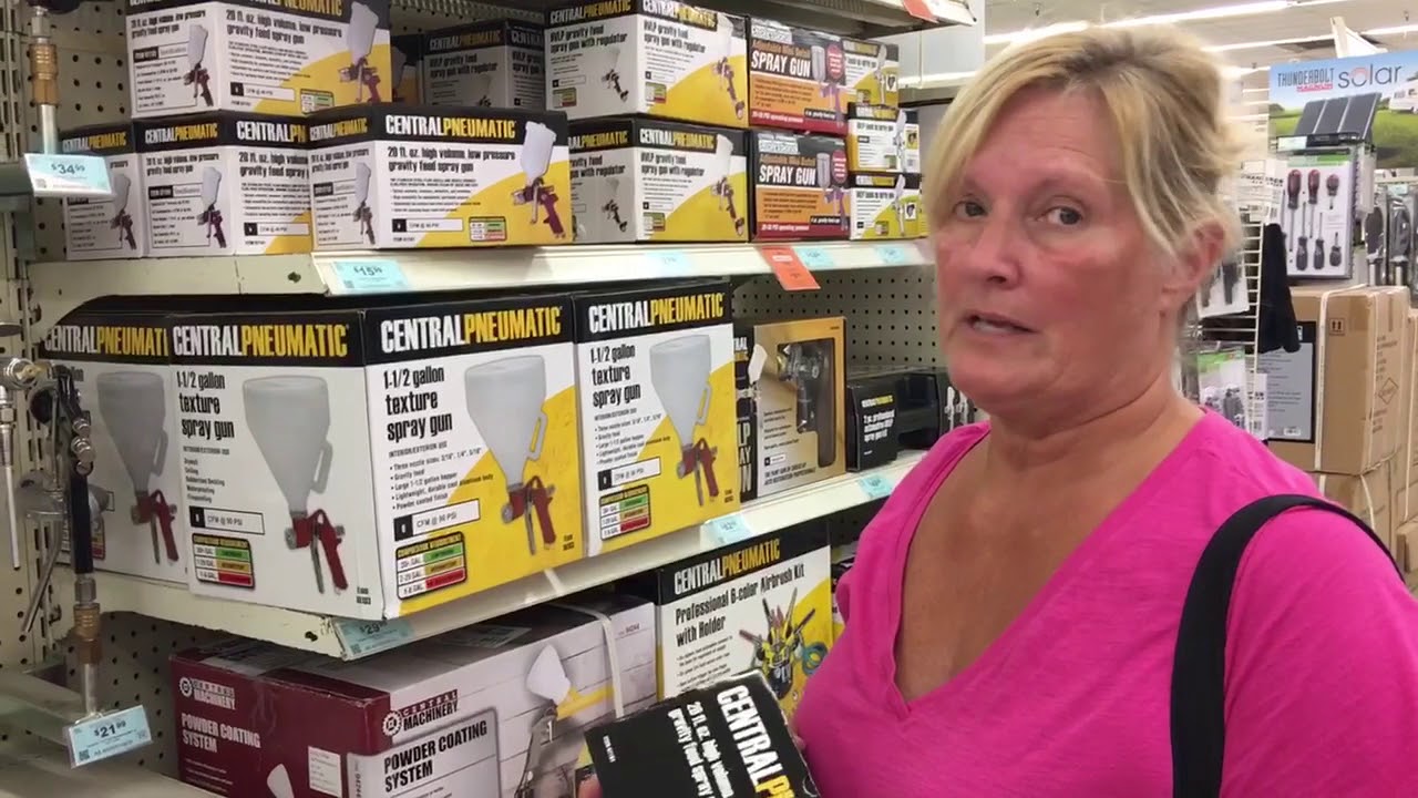 Video thumbnail about choosing a spray gun for glazing