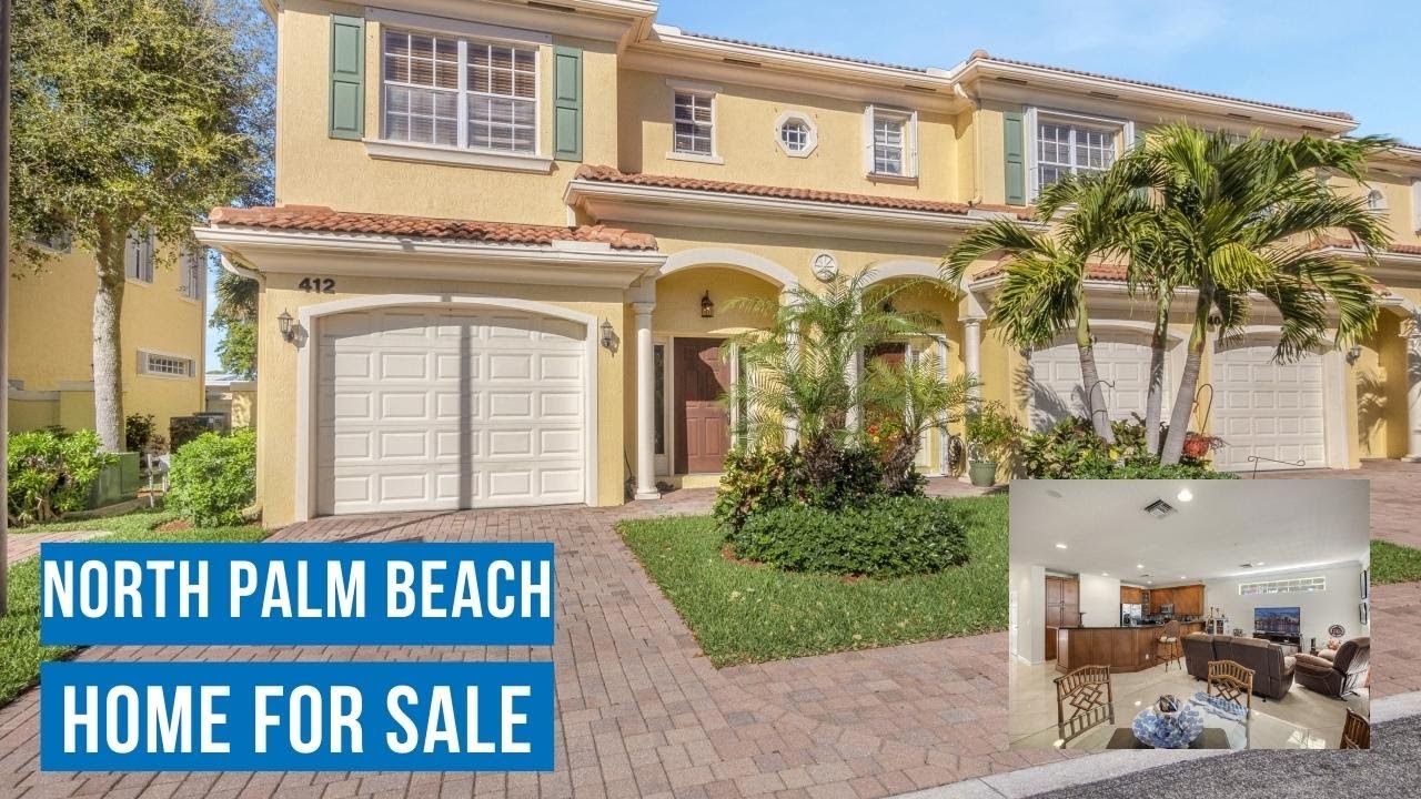 412 Marbella Dr, North Palm Beach, FL 33403 l North Palm Beach Townhome For Sale