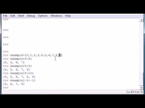 Python Programming Tutorial   10   Slicing video x flv