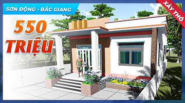 Khám Phá Mẫu Nhà Cấp 4 Mái Bằng Giá Rẻ Xây Thô 550 TRIỆU Tại Huyện Sơn Động Tỉnh Bắc Giang
