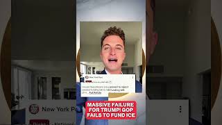 #breaking. Massive Failure For Trump GOP Falls To Fund Ice#politics#Democrats#Ice#fypシ
