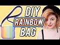 DIY Square Bottom Bag with a Zipper 🌈 Get Thready With Me #17