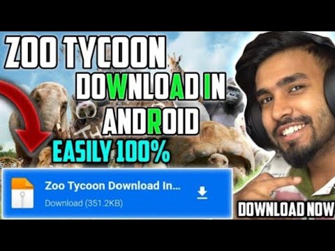 How to Download Zoo Tycoon Ultimate Animal For android, I BECAME A ZOO  KEEPER