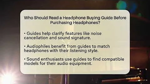 Who Should Read a Headphone Buying Guide Before Purchasing Headphones? | Audio Gear Insider