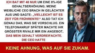 Mit 48 lachte meine Chefin über 8 % mehr Gehalt – ich gab meinen Code ihrem größten Rivalen