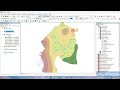 إنجاز خريطة الآبار وحساب في برنامج ArcMap #arcgis #geography  #arcmap