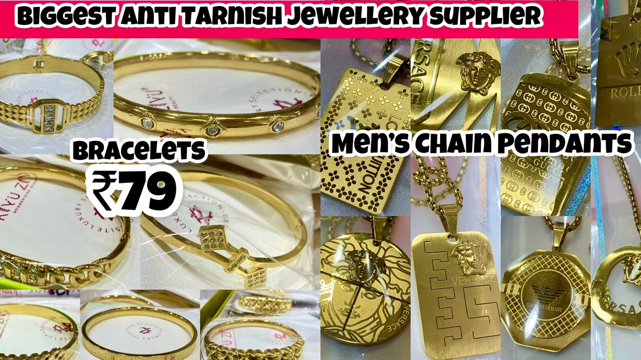 Biggest Anti Tarnish Jewellery Supplier | Importer of Stainless Steel Jewelry | Men’s Chain Pendants