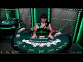 Blackjack live with side bets 260e to 460e 10 wins streak