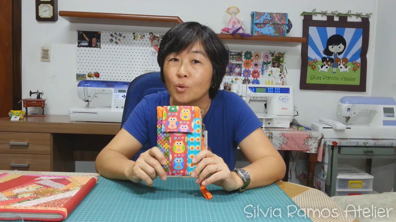 DIY - Porta Celular Carteira - Silvia Ramos Atelier