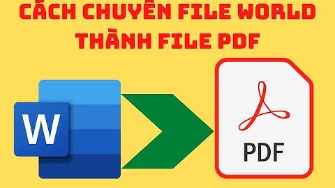 Cách chuyển file word sang pdf | Convert Word to PDF | Huỳnh Huy TV
