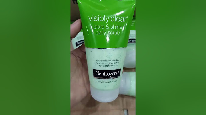 Bạn nào đã dùng visibly clear spot stress control neutrogena năm 2024