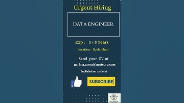 Data Engineer  #hyderabad #datascience  #data  #engineering #hyderabad  #pune #ahmedabad #tmc #music
