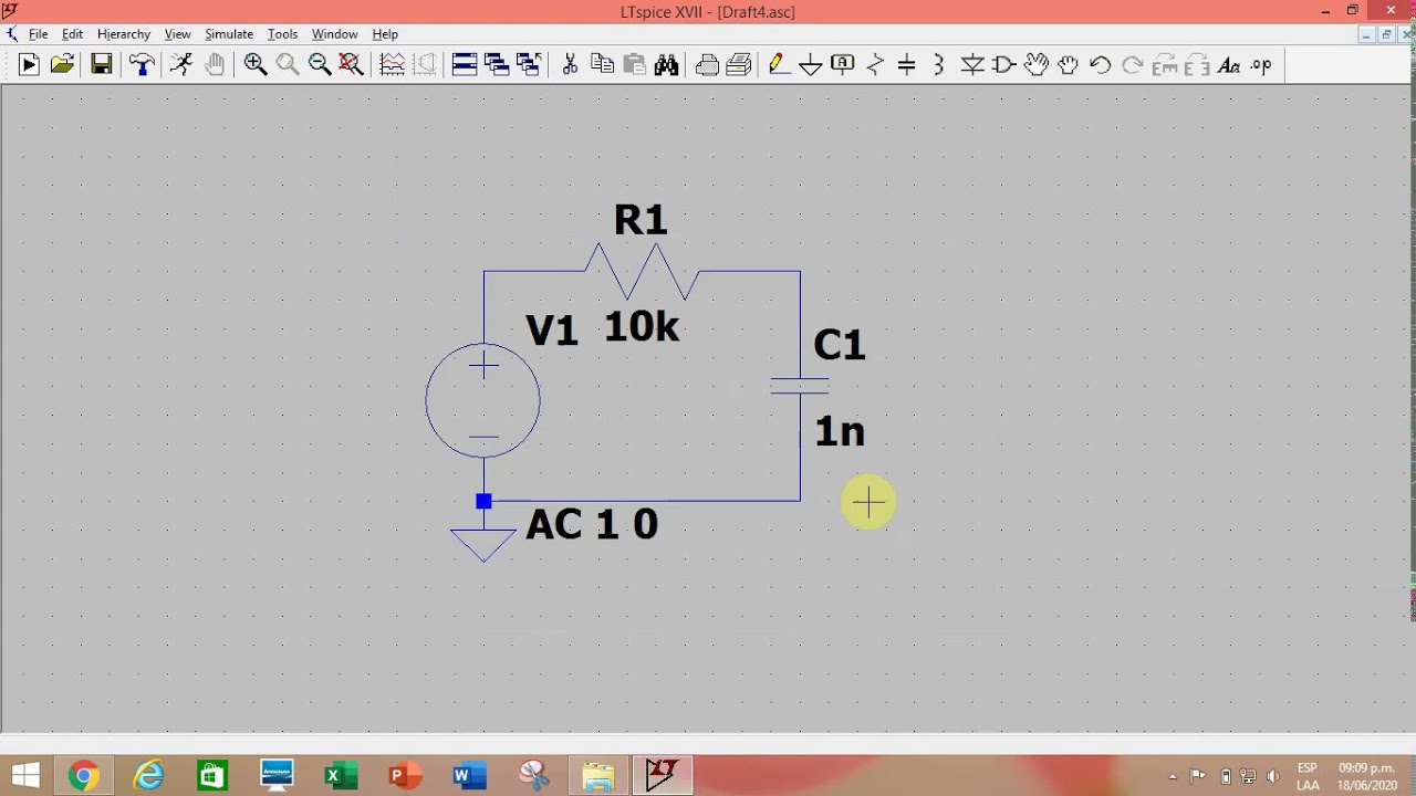SIMULACIONES BASICAS LTSPICE 2 - YouTube