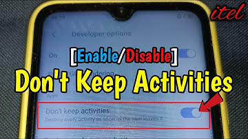 How to enable or disable don