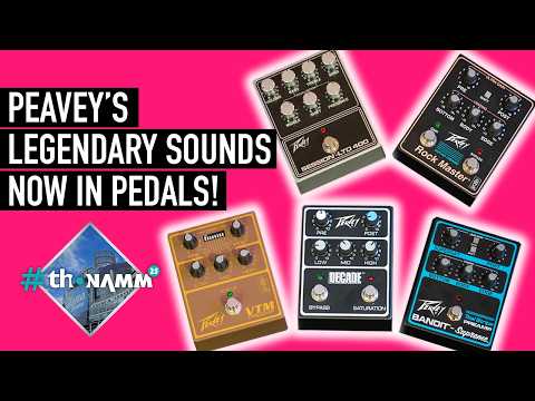 NEW Peavey pedal preamps and Musician amp | #ThoNAMM25