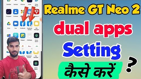 Realme GT Neo 2 me dual apps setting kaise enable kare | how to create dual app in Realme GT Neo 2