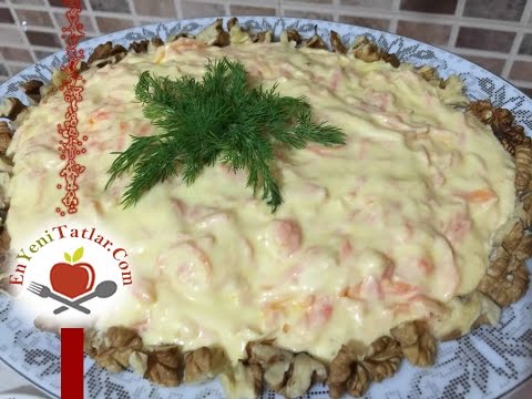 Yoğurtlu Havuçlu Meze Tarifi | Yoğurtlu Havuç Salatası Tarifi | Havuçlu Tarator Nasıl Yapılır