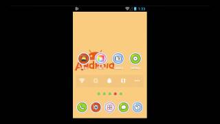 Android Cartoon Theme With Good-Looking Icons For Android Gadget screenshot 3
