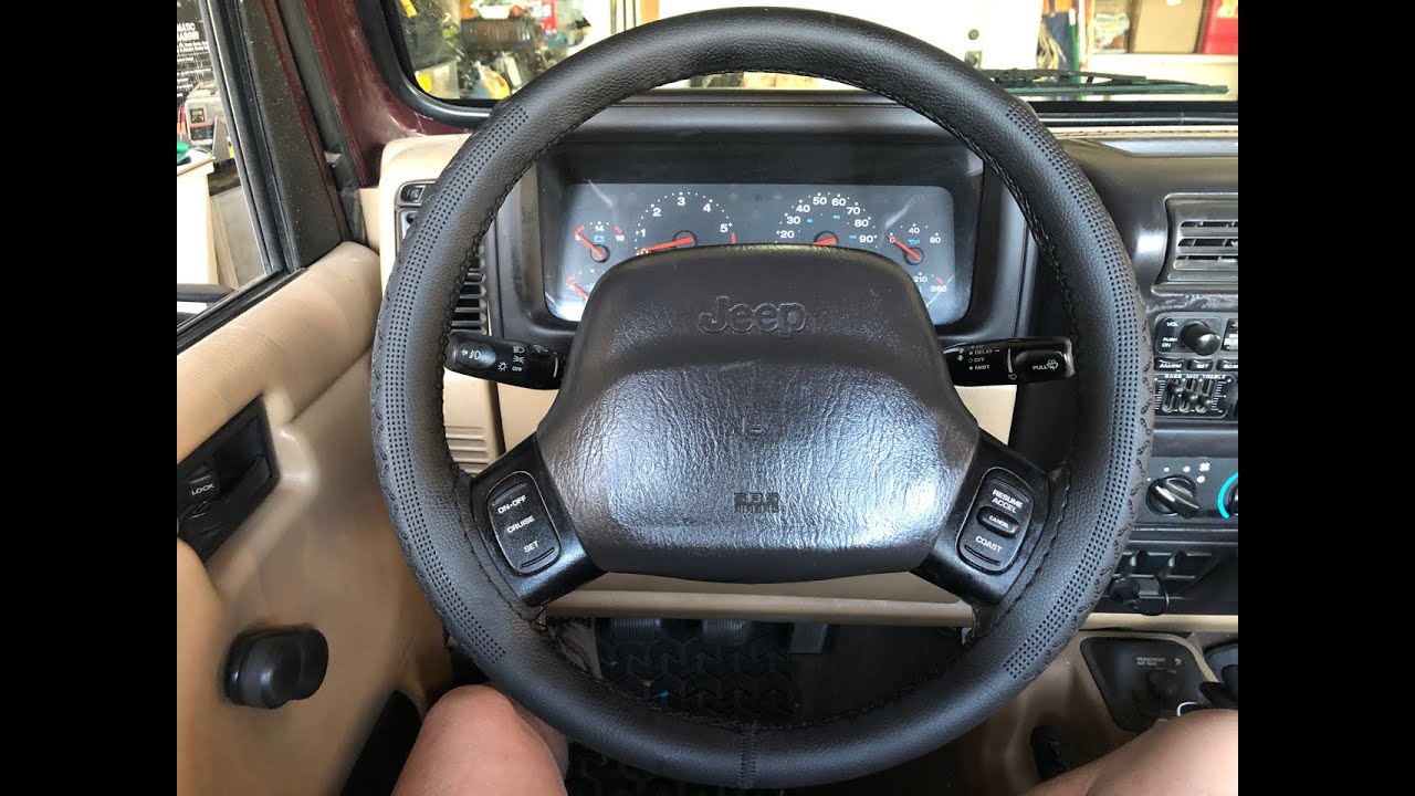 Steering Wheel Cover Jeep Wrangler - YouTube