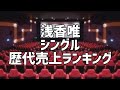 浅香唯シングル歴代売上ランキング