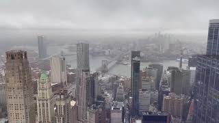 Sitting in the clouds over NYC