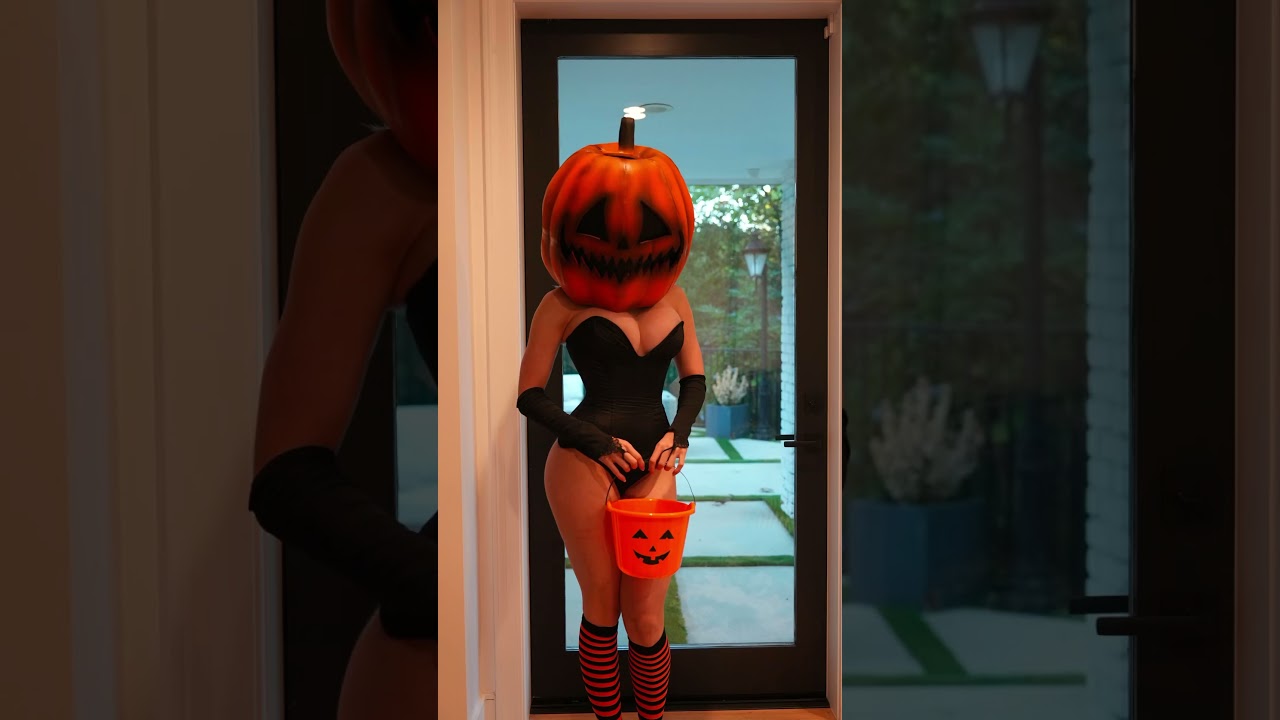 MY PUMPKINHEAD PHOTOSHOOT #halloween #pumpkin #pumpkinhead #costume