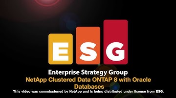 Lab Video Summary: NetApp Clustered Data ONTAP 8 with Oracle Databases