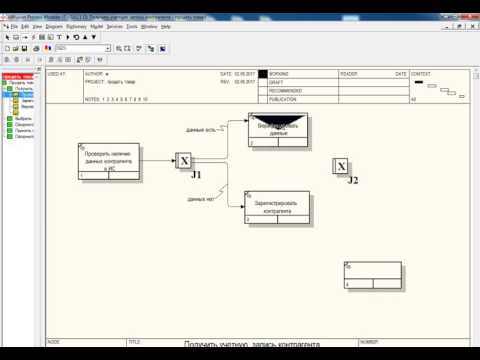 Сквозной пример в Process Modeler Часть2 idef3