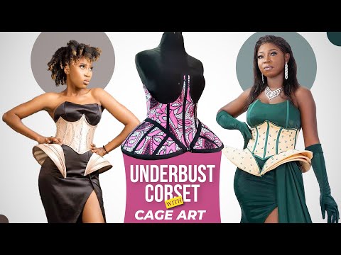 How to create INVISIBLE BONING CHANNELS for a CORSET Dress