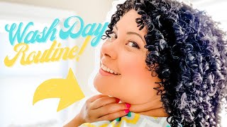 Curly Hair Wash Day Routine