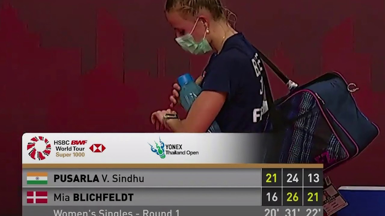 MIA BLICHFELDT BEATS SINDHU AT THAILAND OPEN 2021!! MASSIVE UPSET! - YouTube