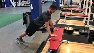Hands elevated Push-up