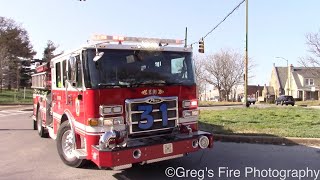 Baltimore City Engine 31 Responding
