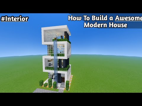 MINECRAFT Tutorial Membangun Rumah Modern Part2 MINECRAFT Tutorial Membangun Rumah Modern Part2