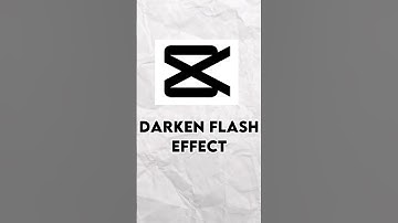How To Add Darken Flash Effect In Capcut||#bharateditz #shorts