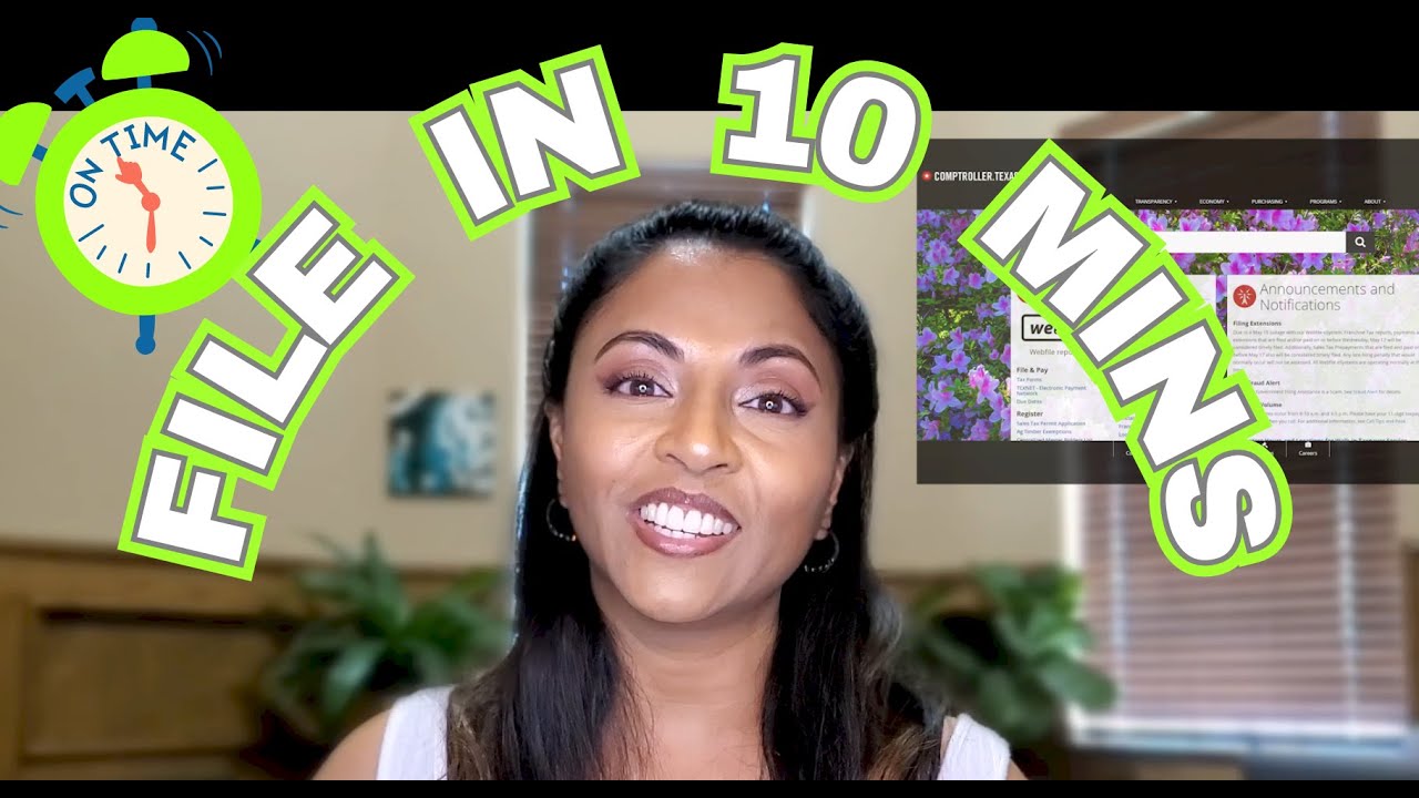 How to File Texas Franchise Tax No Tax Due Report (with