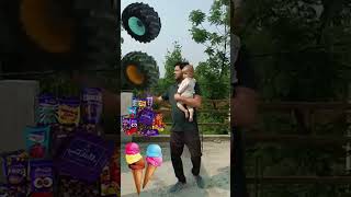 Parle-G biscuit to icecream, catbury, Popcorn, Good day, magical video #short #tranding #vfxgaurav