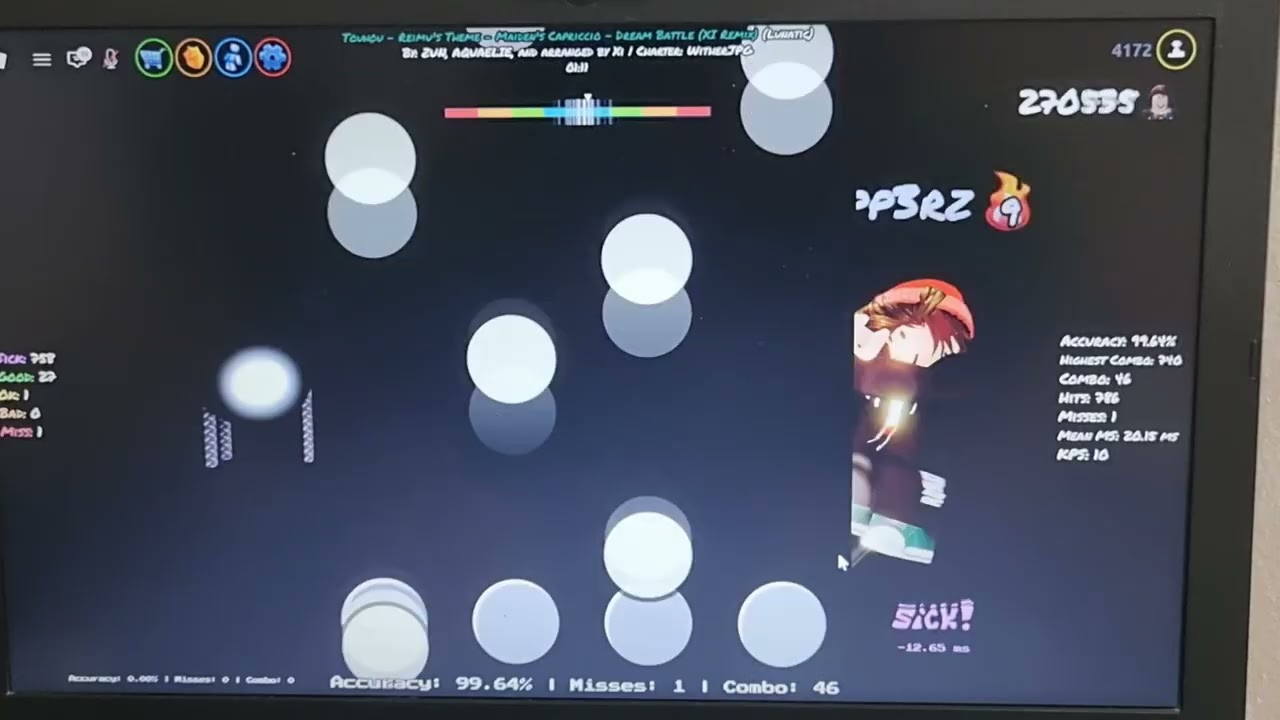 [FNF] Touhou Dream Battle (99 64%)