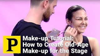 Make-up Tutorial: How to Create Old-Age Make-up for the Stage screenshot 5