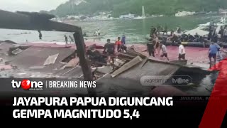 Download lagu [BREAKING NEWS] 5.4 Magnitude Earthquake Rocks Jayapura | tvOne