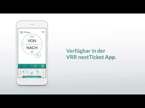 Check-in/Check-out über die VRR nextTicket App