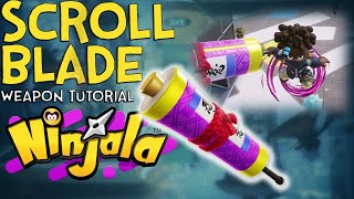 Ninjala Scroll Blade Weapon Tutorial\/Guide 101