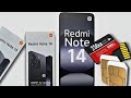 كيفية تركيب شرائح SIM وكارت ميموري في شاومي Redmi Note 14 