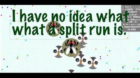 Agar.io-SPLITRUNNING TUTORIAL-MUCH WANTED